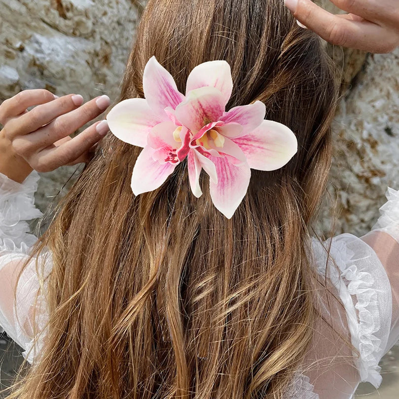 Gladiolus Flowers Small Hair Clip accessory