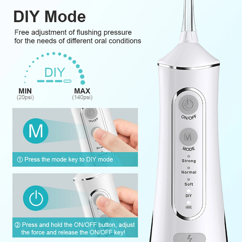 Portable Water Flosser for Teeth