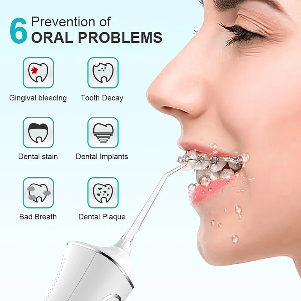Portable Water Flosser for Teeth