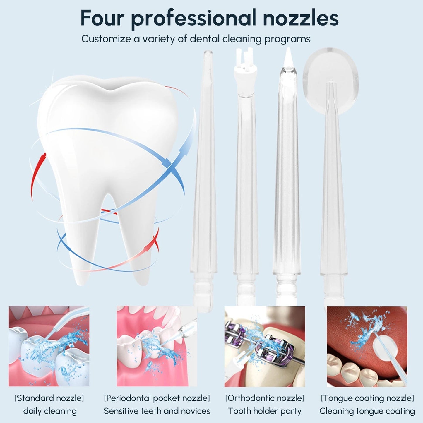 Dental Flosser Rechargeable Oral Irrigator