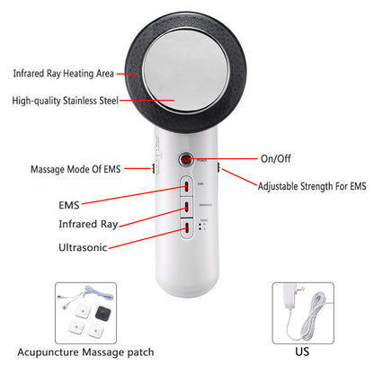 Ultrasound Body and Face Slimming Massager