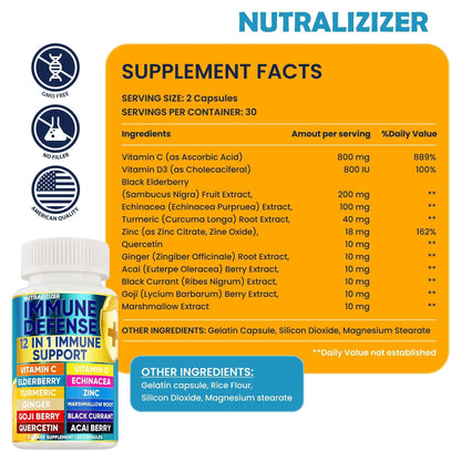 12-in-1 Immune Support Capsules