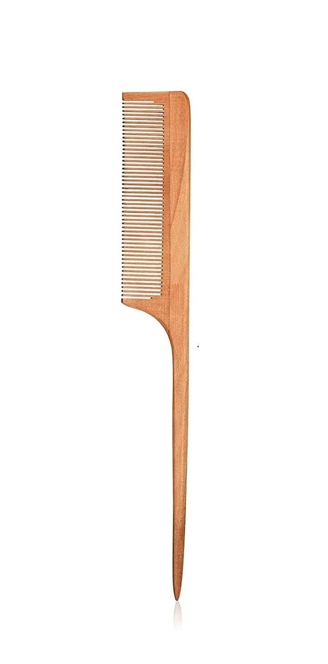Wooden Tail Comb for Hair Styling