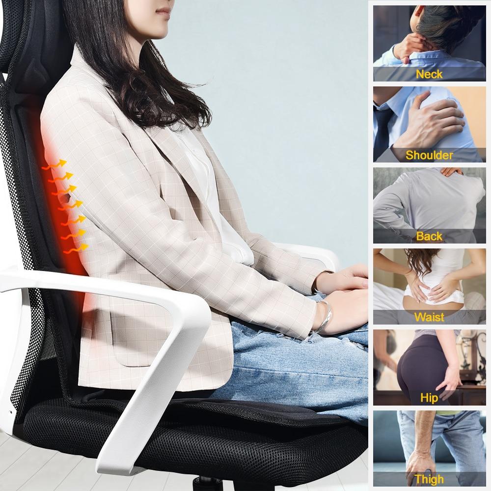 Portable Heat Therapy Massage Cushion